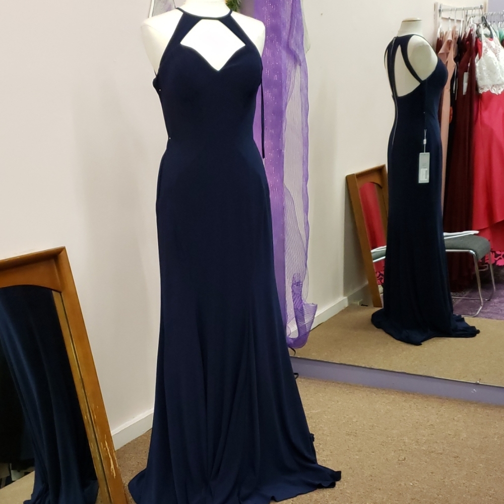 Let's  Navy Formal Dress